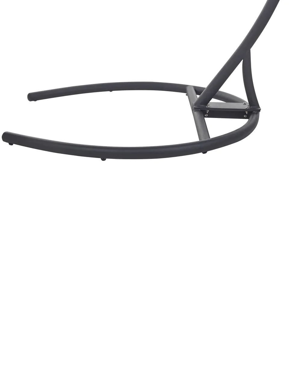 Hangesessel Mit Gestell O 105 Cm Rattan Dunkelgrau Sesia