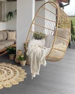 Hangesessel Mit Gestell O 97 Cm Rattan Naturlich Casoli