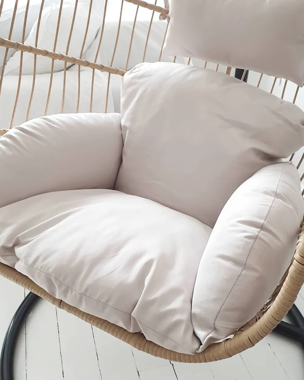 Hangesessel Mit Gestell O 97 Cm Rattan Naturlich Casoli