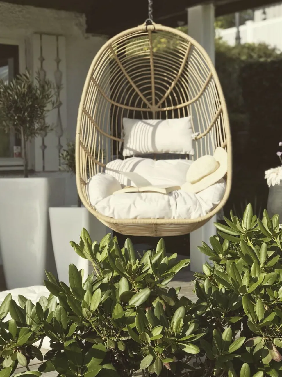 Hangesessel Mit Gestell O 97 Cm Rattan Naturlich Casoli