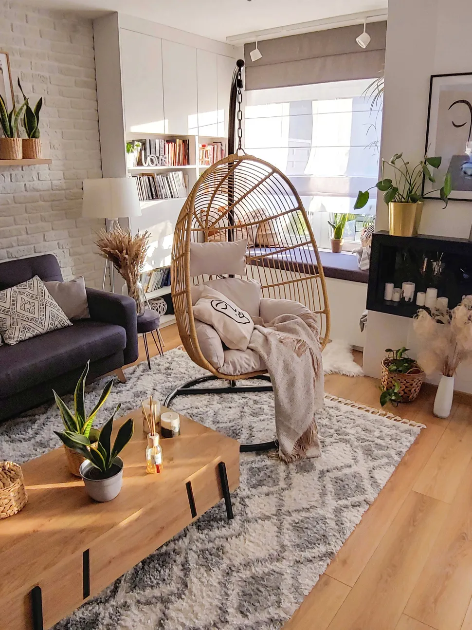 Hangesessel Mit Gestell O 97 Cm Rattan Naturlich Casoli