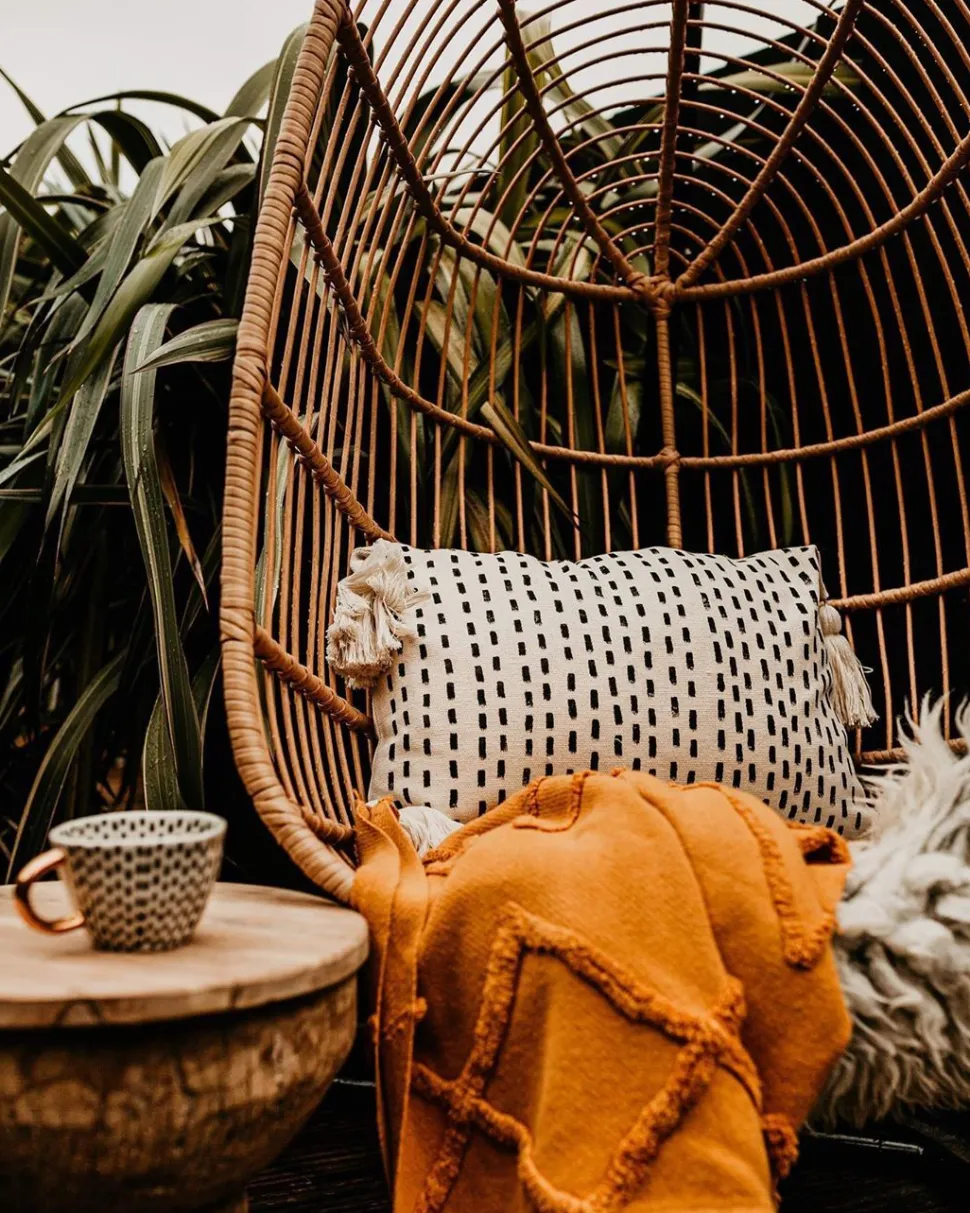 Hangesessel Mit Gestell O 97 Cm Rattan Naturlich Casoli
