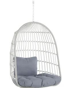 Hangesessel Mit Gestell O 102 Cm Flechtseil Weis Allera
