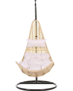 Hangesessel Mit Gestell O 95 Cm Rattan Naturlich Atri Ii