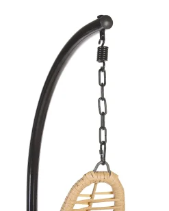 Hangesessel Mit Gestell O 95 Cm Rattan Naturlich Atri Ii