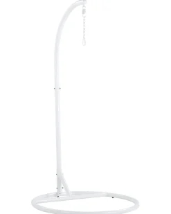 Hangesessel Mit Gestell O 102 Cm Rattan / Flechtseil Weis Alba