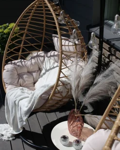 Hangesessel Mit Gestell O 97 Cm Rattan Naturlich Arsita