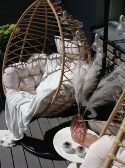 Hangesessel Mit Gestell O 97 Cm Rattan Naturlich Arsita