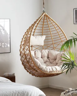 Hangesessel Mit Gestell O 97 Cm Rattan Naturlich Arsita