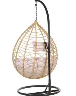 Hangesessel Mit Gestell O 97 Cm Rattan Naturlich Arsita