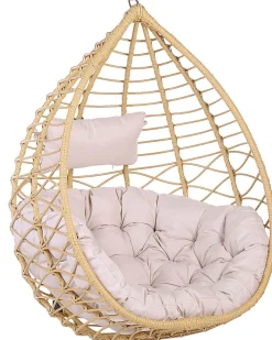 Hangesessel Mit Gestell O 97 Cm Rattan Naturlich Arsita