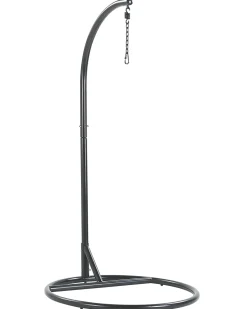 Hangesessel Mit Gestell O 102 Cm Flechtseil Schwarz Allera