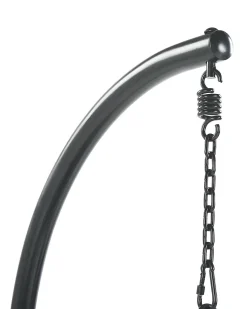 Hangesessel Mit Gestell O 102 Cm Flechtseil Schwarz Allera