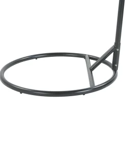 Hangesessel Mit Gestell O 102 Cm Flechtseil Schwarz Allera