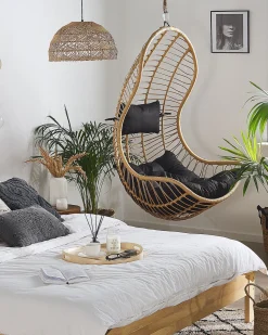 Hangesessel Mit Gestell O 97 Cm Rattan Naturlich Pineto