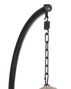 Hangesessel Mit Gestell Rattan Grau O 97 Cm Tollo