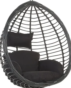 Hangesessel Rattan Schwarz O 106 Cm Tollo
