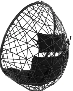 Hangesessel Rattan Schwarz O 94 Cm Alatri