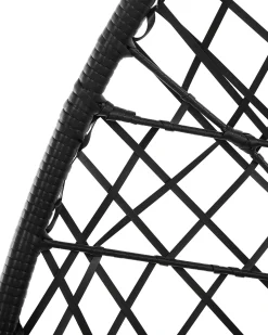 Hangesessel Rattan Schwarz O 94 Cm Alatri