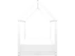 Hausbett Holz Weis 90 X 200 Cm Kinder Tosse