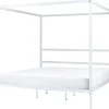 Himmelbett Metall Weis 180 X 200 Cm Lestards