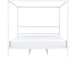 Himmelbett Metall Weis 180 X 200 Cm Lestards