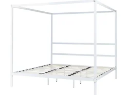 Himmelbett Metall Weis 180 X 200 Cm Lestards