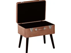 Hocker Braun Kunstleder Mallard