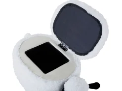 Hocker Felloptik Mit Stauraum Weis Schafhocker Sheep