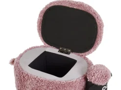Hocker Felloptik Mit Stauraum Rosa Schafhocker Sheep