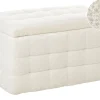 Hocker Mit Stauraum Boucle Weis Michigan