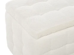 Hocker Mit Stauraum Boucle Weis Michigan