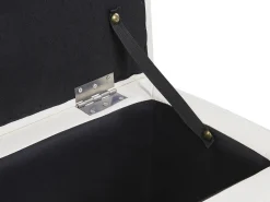 Hocker Mit Stauraum Kunstleder Weis Michigan