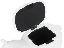 Hocker Polsterbezug Mit Stauraum Weis Alpaca