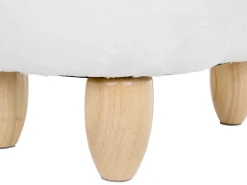 Hocker Polsterbezug Mit Stauraum Weis Bear