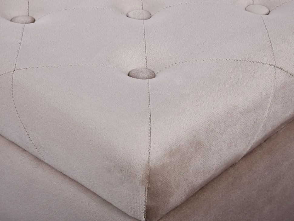Hocker Samtstoff Mit Stauraum Lachsrosa Loretto
