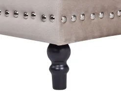 Hocker Samtstoff Mit Stauraum Lachsrosa Loretto