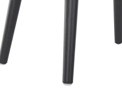 Hocker Schwarz Samtstoff Mallard