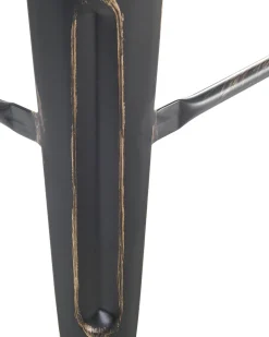 Hocker Schwarz-Gold Hohe 60 Cm 2Er Set Cabrillo