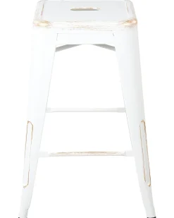Hocker Weis-Gold Hohe 60 Cm 2Er Set Cabrillo