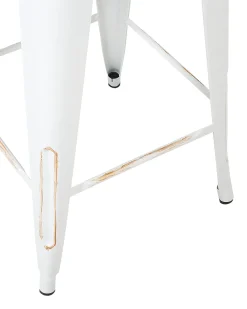 Hocker Weis-Gold Hohe 60 Cm 2Er Set Cabrillo