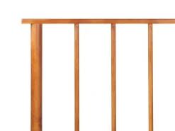 Holzbett Hellbraun Lattenrost 180 X 200 Cm Barret Ii