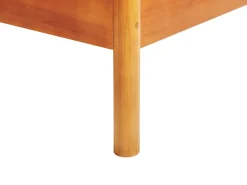 Holzbett Hellbraun Lattenrost 180 X 200 Cm Barret Ii