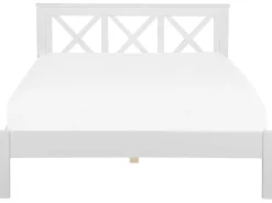 Holzbett Weis Lattenrost 180 X 200 Cm Tannay