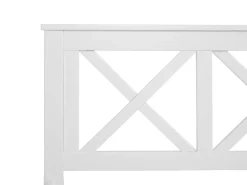 Holzbett Weis Lattenrost 180 X 200 Cm Tannay