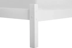 Holzbett Weis Lattenrost 180 X 200 Cm Florac