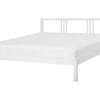 Holzbett Weis Lattenrost 180 X 200 Cm Vannes