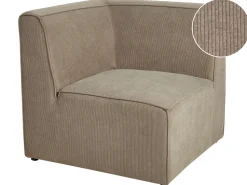 Jumbo Cord Corner Section Taupe Lemvig