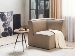 Jumbo Cord Corner Section Taupe Lemvig