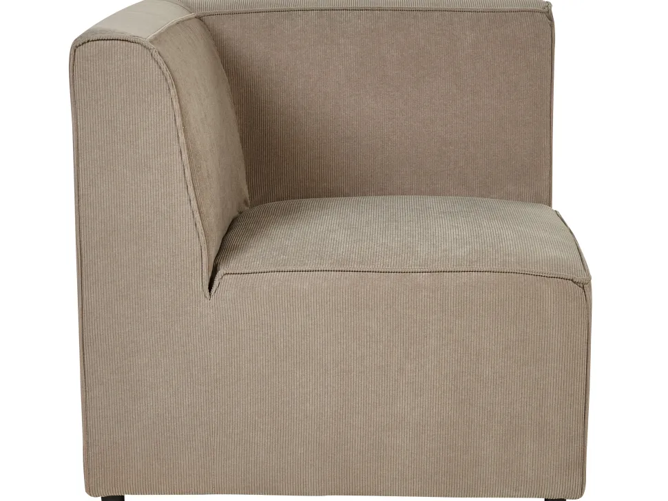 Jumbo Cord Corner Section Taupe Lemvig